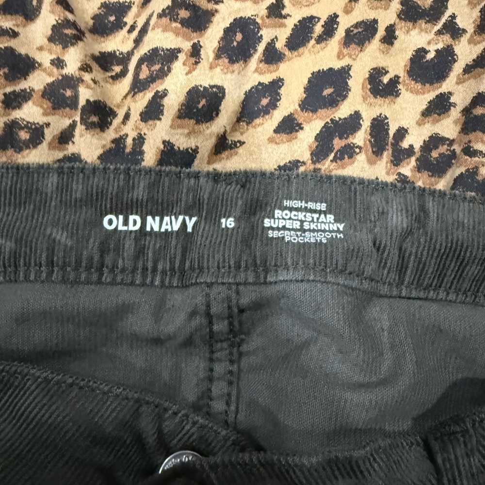 Old Navy Black High-Rise Rockstar Jeans
